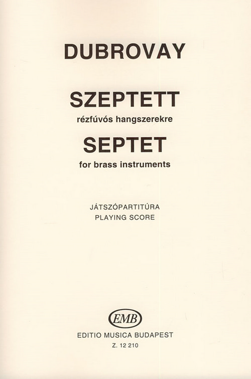 Septet for Brass Instruments, Playing Score