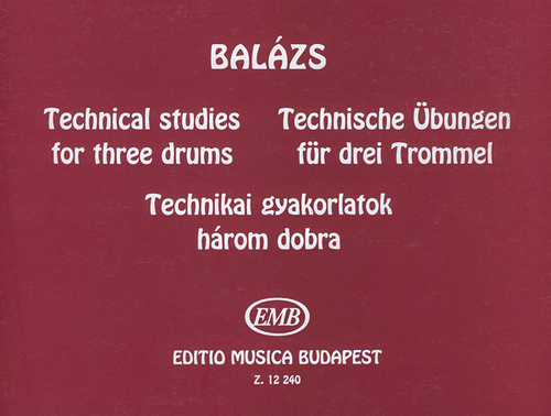 Technical Studies for Three Drums = Technische Übungen für drei Trommel