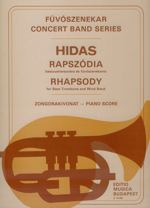 Rhapsody, for Bass Trombone and Wind Band, Piano Reduction