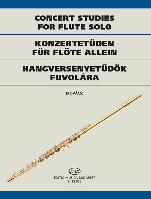 Concert Studies for Flute Solo = Konzertetüden für Flöte allein