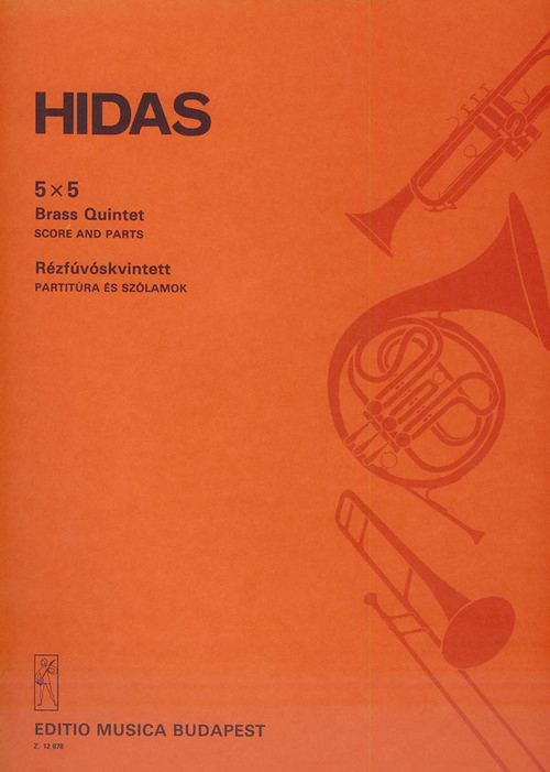 5x5, for Brass Quintet, Score and Parts