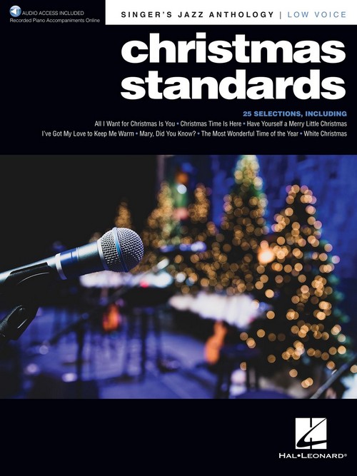 Christmas Standards: Low Voice with Recorded Piano Accompaniments Online. 9781540095190