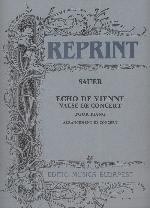 Echo de Vienne, valse de concert, pour piano, arrangement de concert