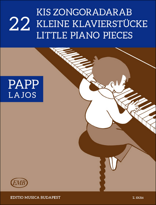 22 kleine Klavierstücke = 22 Little Piano Pieces. 9790080132166