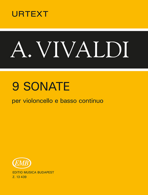 9 Sonate per violoncello e basso continuo. 9790080134399 9 Sonate per violoncello e basso continuo. 9790080134399