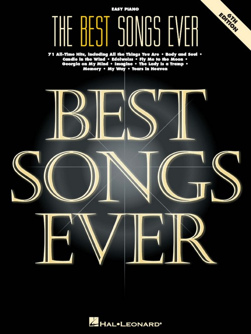 Best Songs Ever, 6th edition, Piano