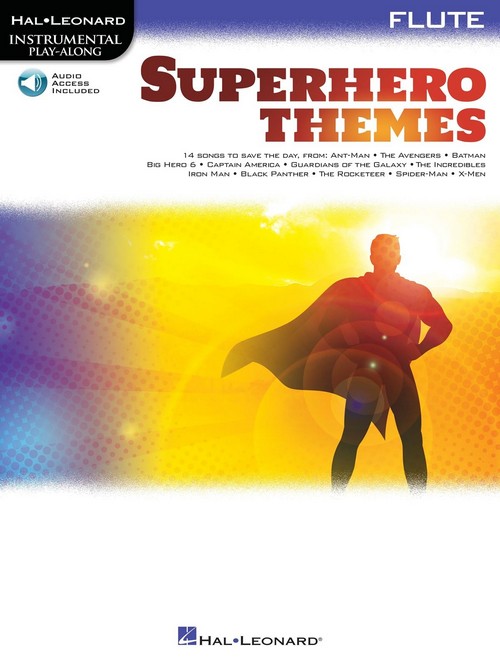 Superhero Themes for Flute: Instrumental Play-Along