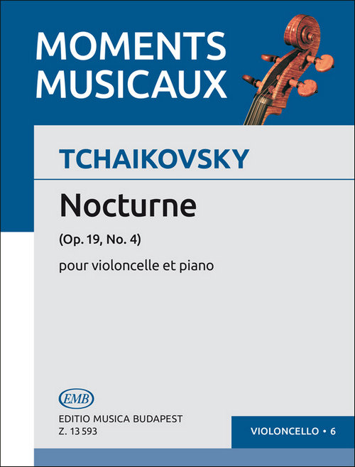 Nocturne, Op. 19, No. 4, pour violoncelle et piano