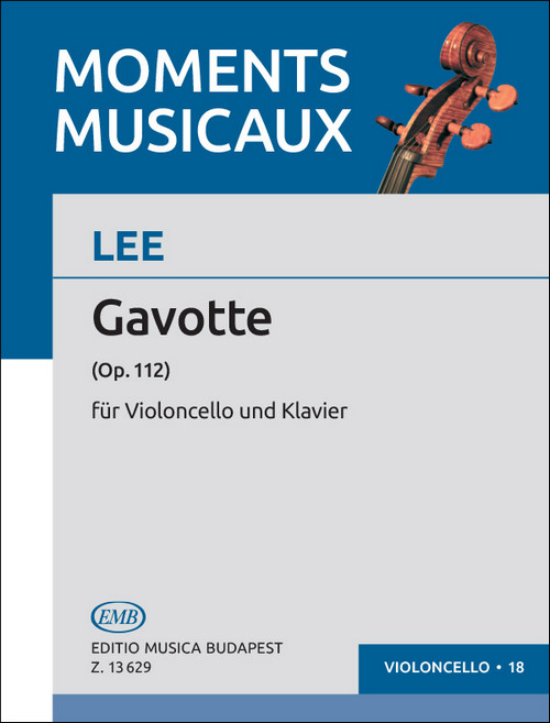 Gavotte, op. 112, für Violoncello und Klavier