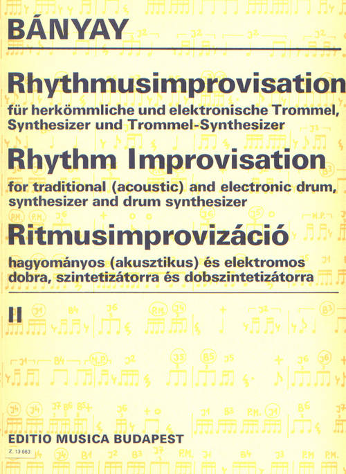 Rhythm Improvisation II, for traditional (acoustic) and electronic drum, synthetizer and drum synthetizer