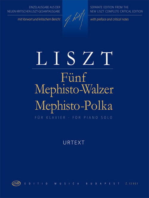 Fünf Mephisto-Walzer. Mephisto Polka, für Klavier. 9790080139516