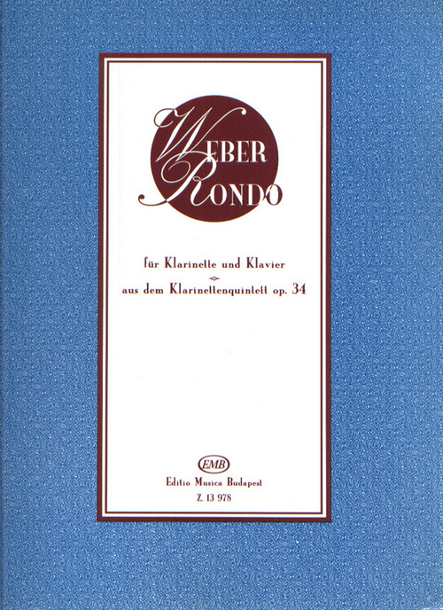 Rondo, für Klarinett und Klavier, aus dem Klarinettenquintett op. 34