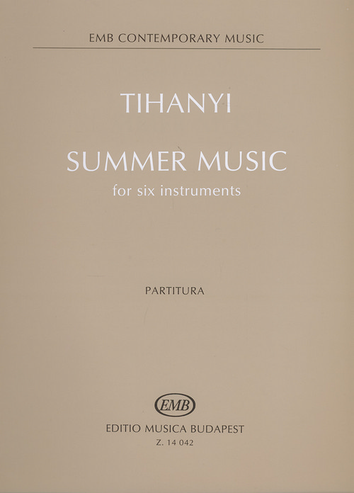 Summer Music, for six instruments, Partitura