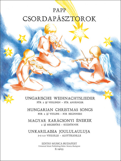 Hungarian Christmas Songs for Beginners, for 2 (3) Violins