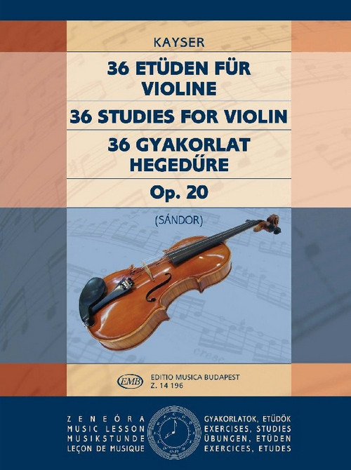 36 Studies for Violin, op. 20