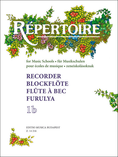 Répertoire for Music Schools, Recorder, 1b