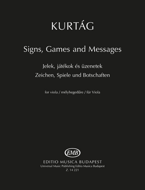 Signs, Games and Messages, for Viola