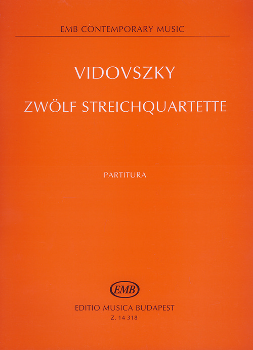 Zwölf Streichquartette, Partitura