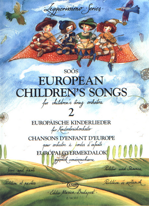 European Children's Songs, for Children's String Orchestra, 2, Score and Parts