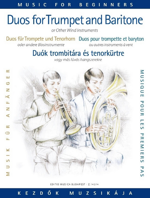 Music for Beginners: Duos for Trumpet and Baritone or other Wind Instruments