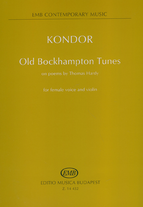 Old Bockhampton Tunes, on poems by Thomas Hardy, for Female Voice and Violin
