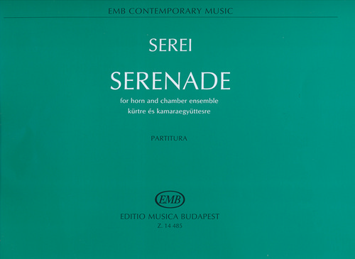 Serenade for Horn and Chamber Ensemble. 9790080144855 Serenade for Horn and Chamber Ensemble. 9790080144855