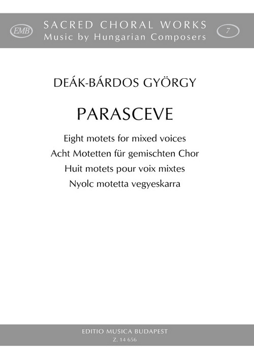 Parasceve, Eight Motets for Mixed Voices