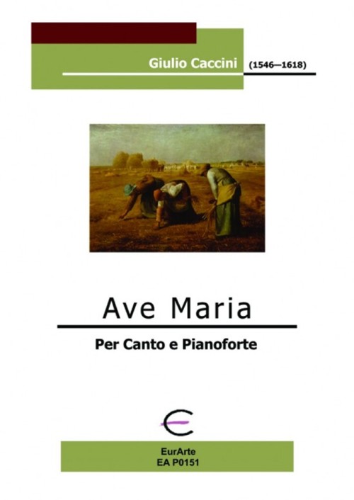 Ave Maria, per canto e pianoforte