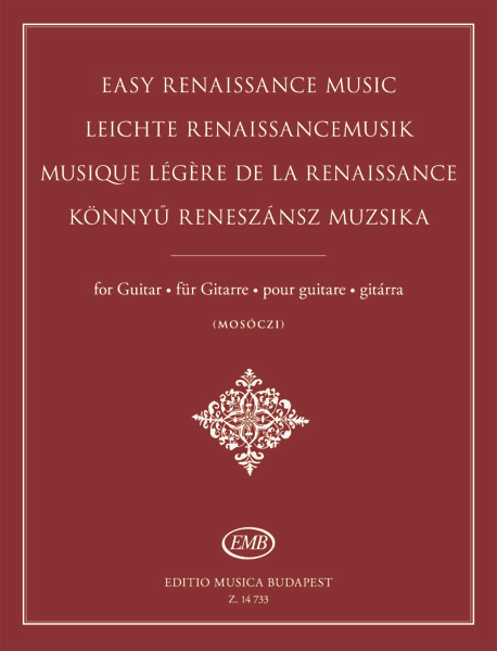 Leichte Renaissancemusik für Gitarre = Easy Renaissance Music for Guitar