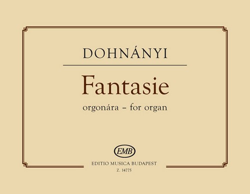 Fantasie, for Organ