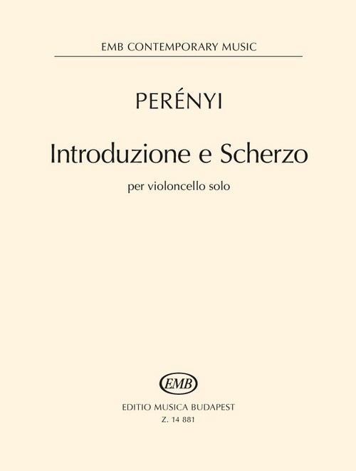 Introduzione e Scherzo, for Violoncello solo