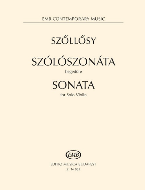 Sonata for Solo Violin (1947), First edition