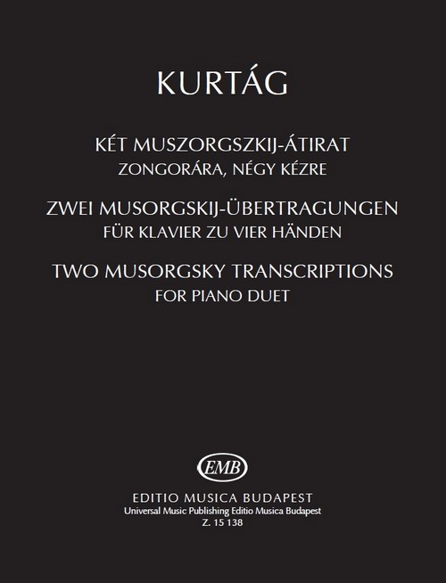 Two Musorgsky Transcriptions, for Piano Duet. 9790080151389