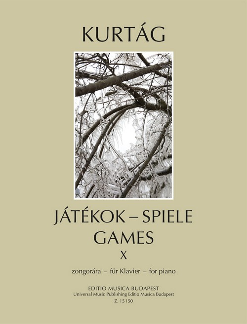 Jatekok - Games - Spiele 10: Tagebucheintragungen, persönliche Botschaften, Piano. 9790080151501
