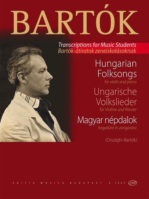 Hungarian Folksongs, for Violin and Piano, Transcriptions for Music Students