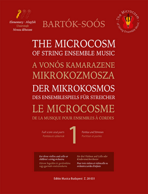 The Microcosm of String Ensemble Music 1, Full Score and Parts. 9790080200315