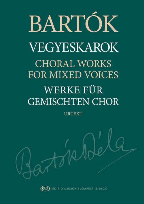 Choral Works for Mixed Voices, Vocal Score