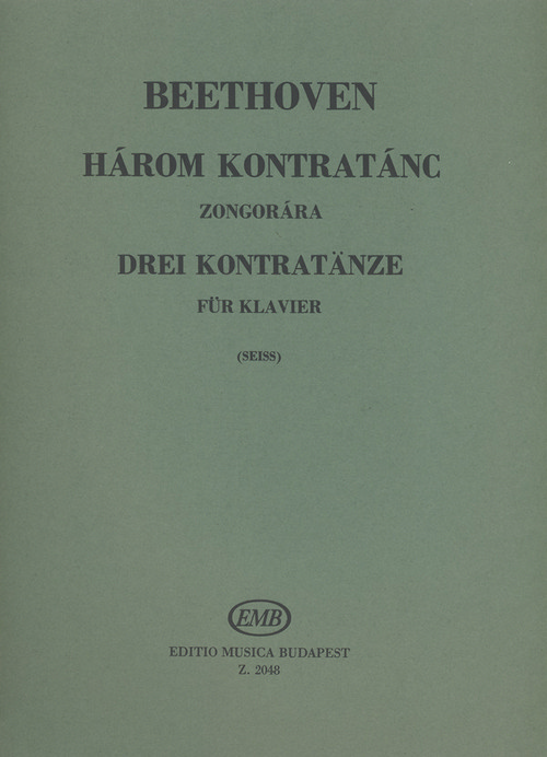 Drei Kontratänze, für Klavier