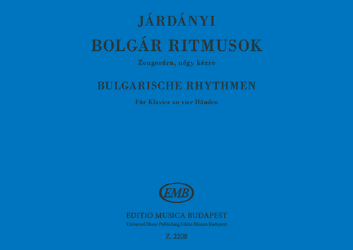 Bulgarische Rhythmen, für Klavier zu vier Händen