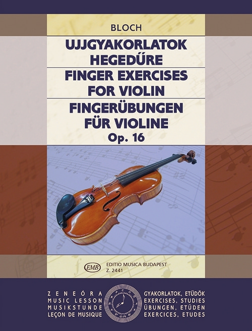 Fingerübungen für Violine op. 16 = Finger Exercises for Violin, op. 16