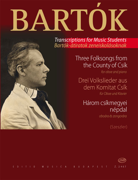 Three Folksongs from the County of Csík, for Oboe and Piano