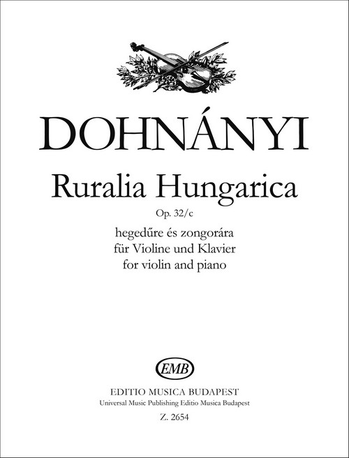 Ruralia Hungarica op. 32/c, for Violin and Piano