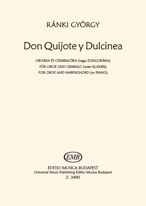 Don Quijote y Dulcinea, for Oboe and Harpsichord (or Piano)