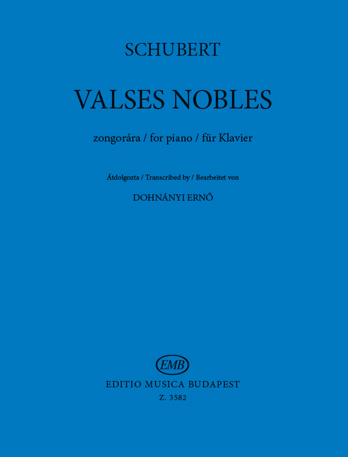 Valses nobles, for Piano