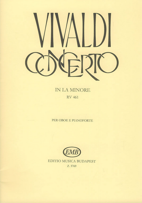 Concerto in La minore per oboe e pianoforte RV 461 (F.VII, nº 5, P.V. 42)