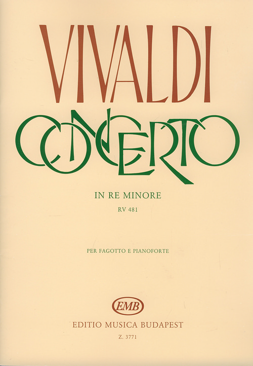 Concerto in Re minore per fagotto e pianoforte RV 481 (F.VIII, nº 5, P.V. 282)