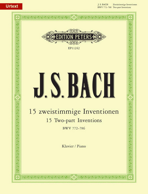 15 Two-Part Inventions, Piano. 9790014111267