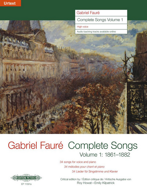 Complete Songs Vol. 1, High Voice and Piano. 9790014117603