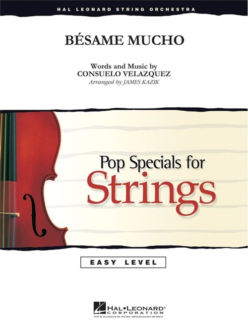 Bésame mucho, for String Ensemble, Score and Parts