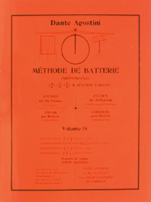 Methode De Batterie - Studies For The Drums - Solfege Batterie. Volume 4